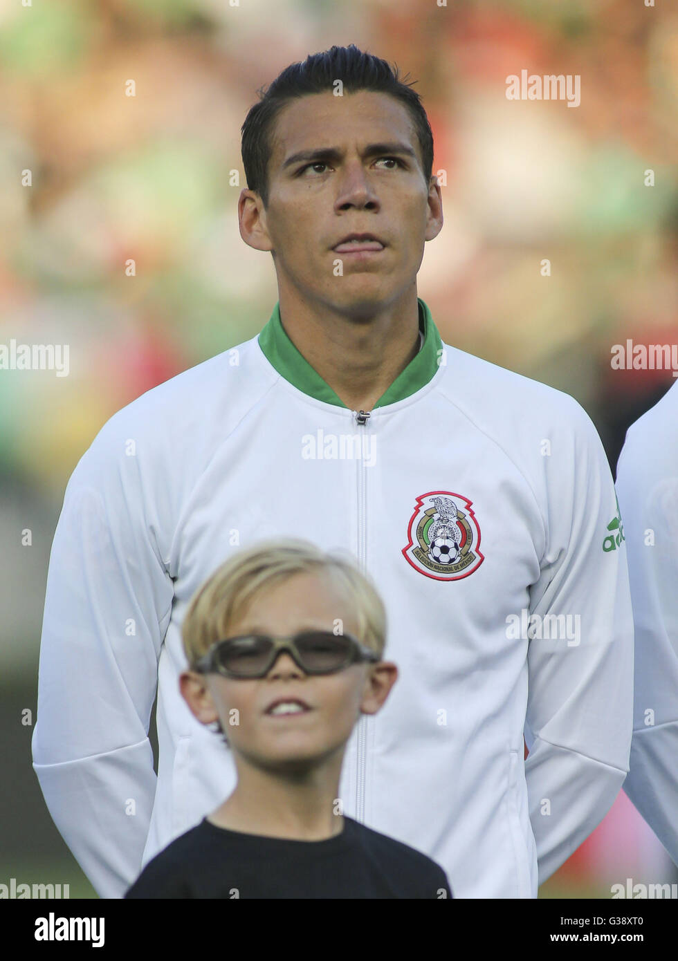 Los Angeles, California, USA. 9th June, 2016. Mexico defender Hector Moreno #15 in a Copa America soccer match between Mexico and ÃŠJamaica of Group C at the Rose Bowl in Pasadena, California, June 9, 2016. Mexico won 2-0. Credit:  Ringo Chiu/ZUMA Wire/Alamy Live News Stock Photo