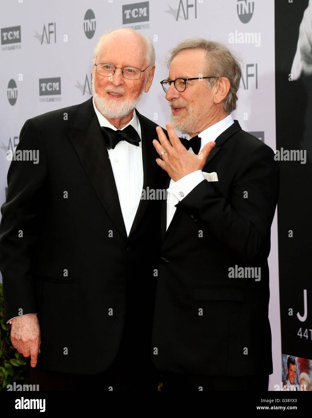 Los Angeles, CA, USA. 9th June, 2016. John Williams, Steven Spielberg