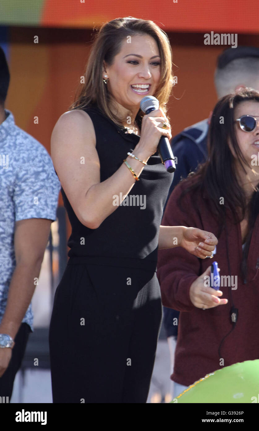 New York, New York, USA. 10th June, 2016. 'GMA' weatherperson GINGER ...