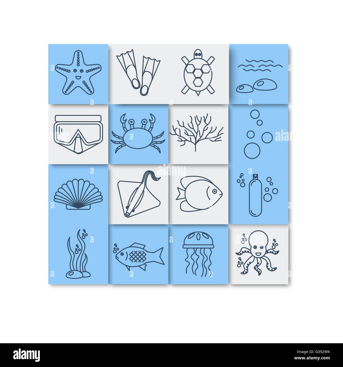 Diving vector Stock Vector Images - Alamy