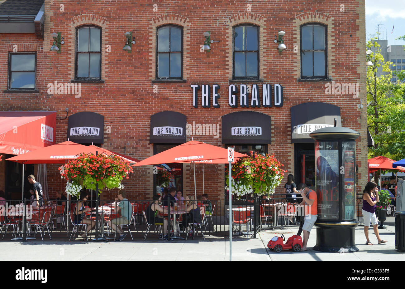 Restaurant The Grand, Byward Market Square, Ottawa, Ontario, Kanada Stock Photo