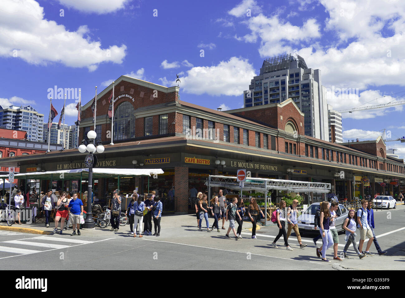 Byward Market Square, Ottawa, Ontario, Kanada Stock Photo Alamy