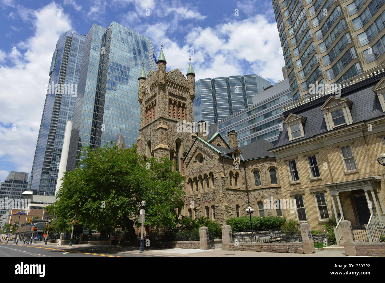 St Andrews Church, Simcoe Street, Toronto, Ontario, Canada Stock Photo