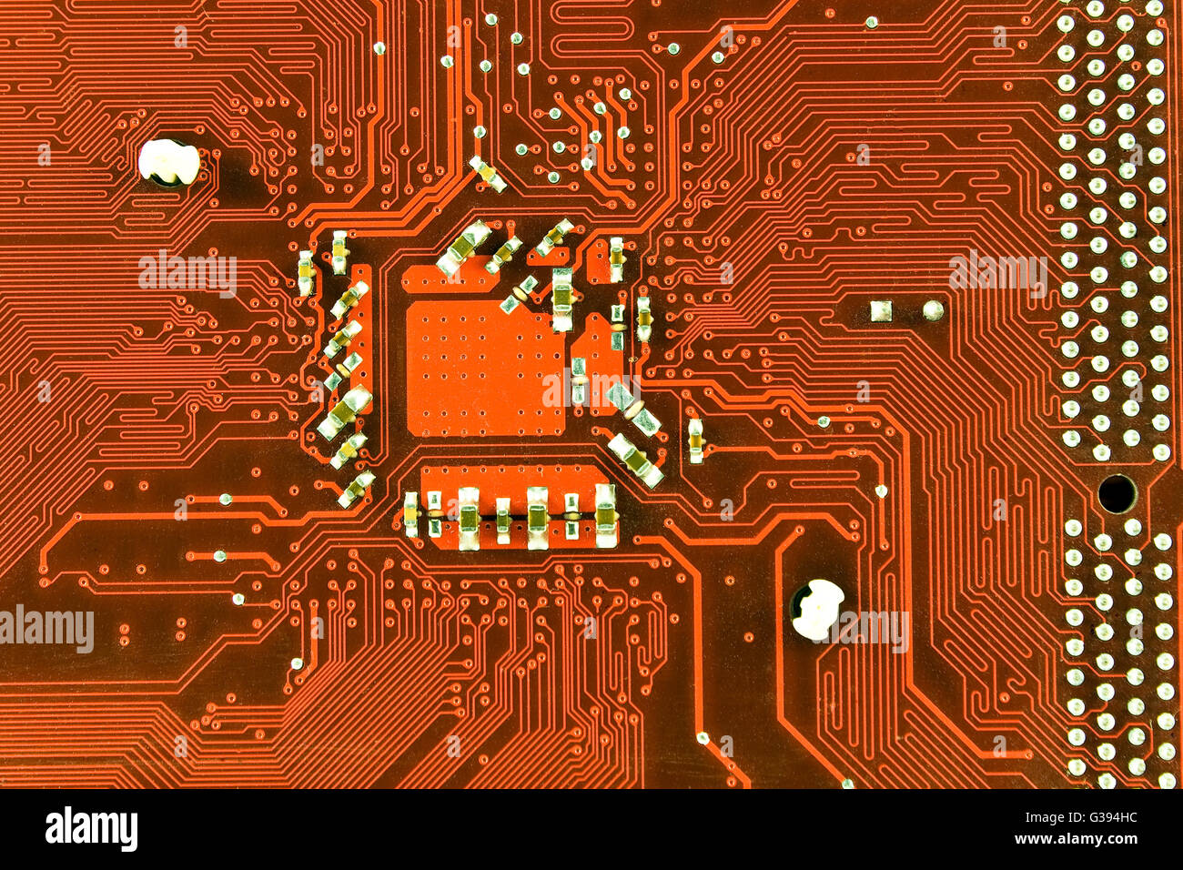 Red circuit hi-res stock photography and images - Alamy