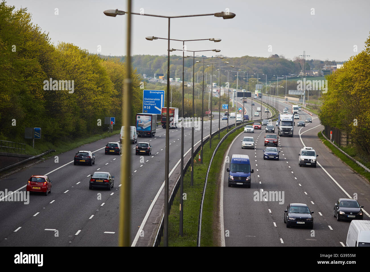 M6 british motorway vehicle hi-res stock photography and images - Alamy