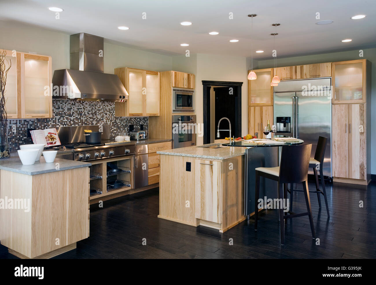 Private Home House Interior and Exterior with all Rooms Stock Photo Alamy