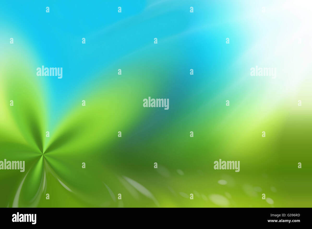 green ligh blue background nature friendly concept Stock Photo - Alamy