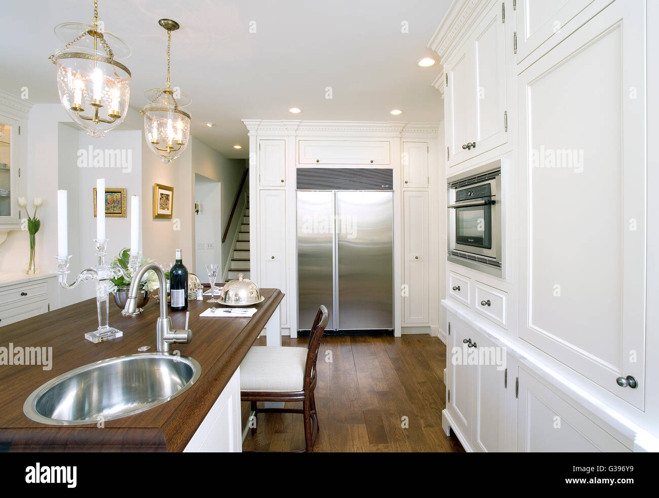 Private Home House Interior and Exterior with all Rooms Stock Photo Alamy