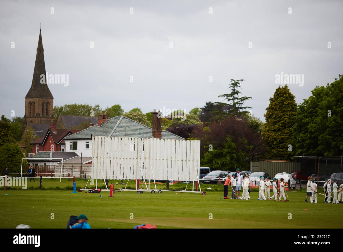 Pontoon cricket club  Sports grounds community Sporting sports healthy health active activity exercise sportsmanship winning win Stock Photo