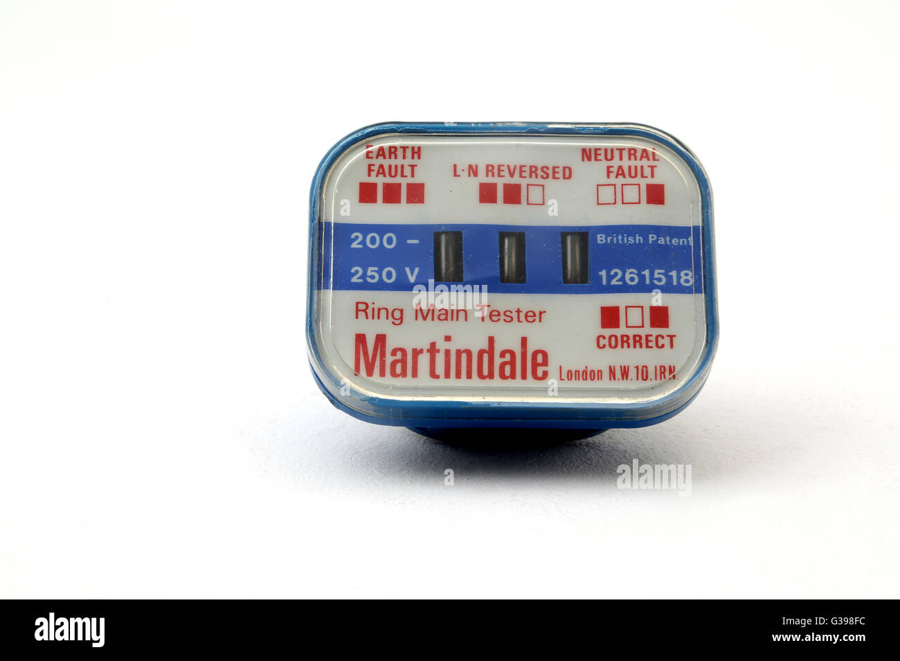 Martindale Ring Main Tester Stock Photo