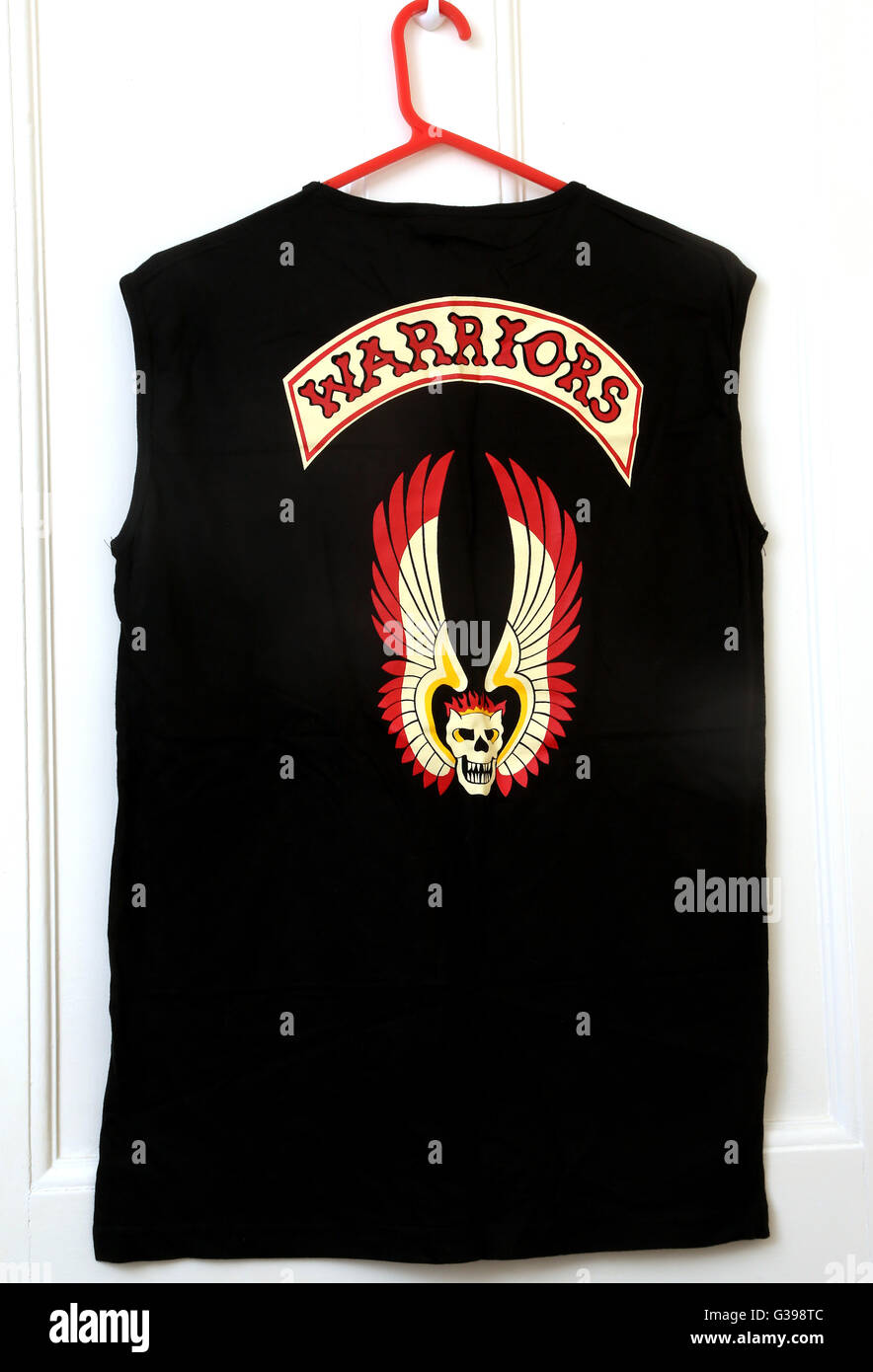 Man's XXL Hanes Sleeveless Warriors Top Stock Photo