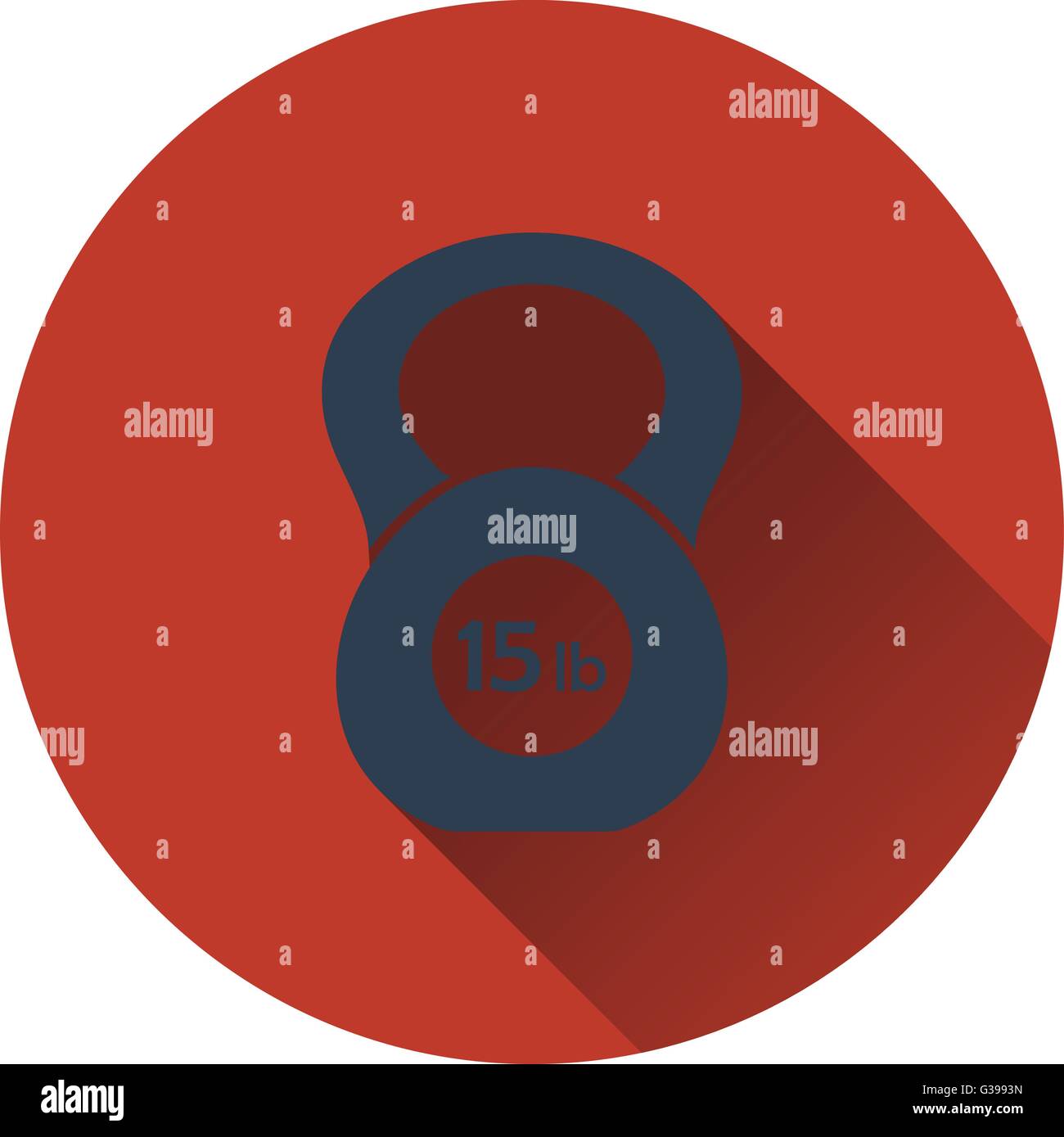 Kettlebell icon web design Stock Vector Images - Alamy