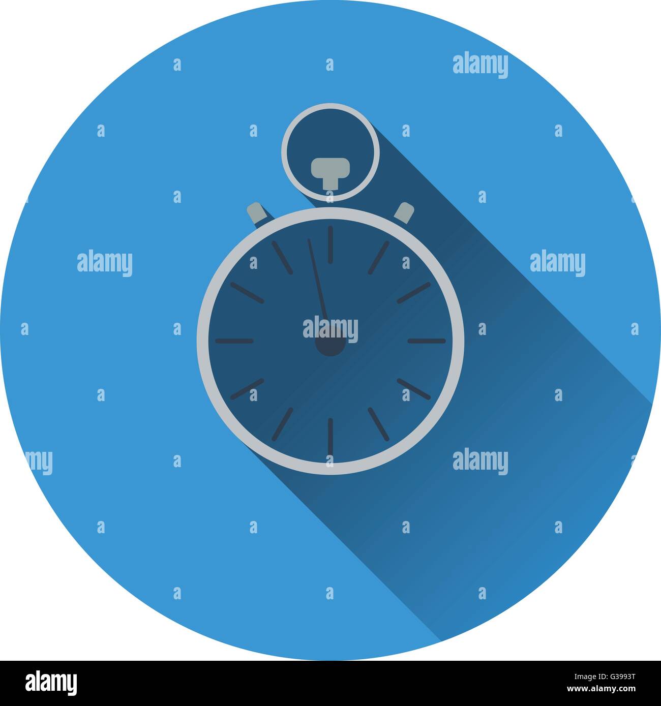Stopwatch icon. Flat design. Vector illustration Stock Vector Image ...