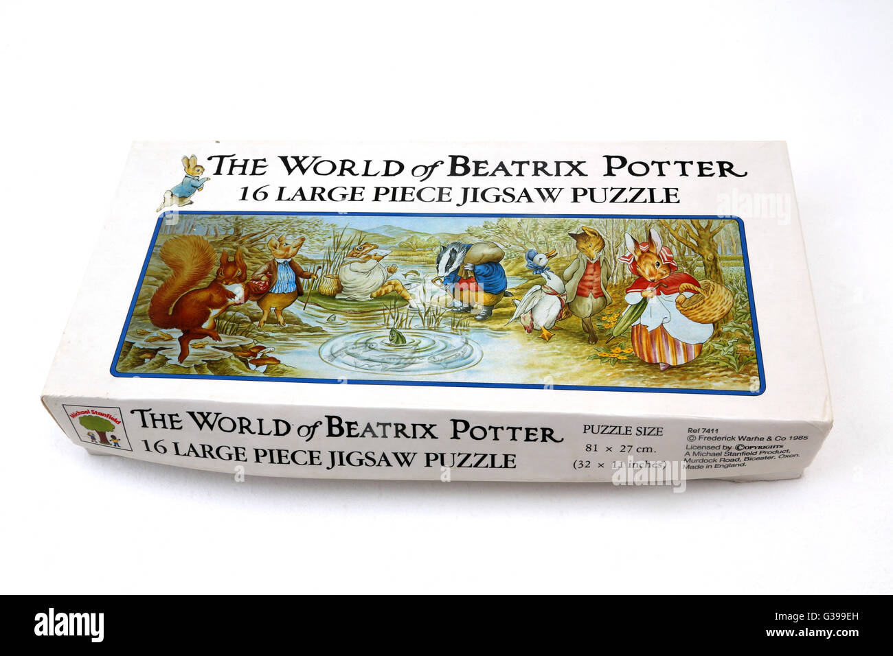 The World Of Beatrix Potter 16 Large Piece Jigsaw Puzzle Stock Photo