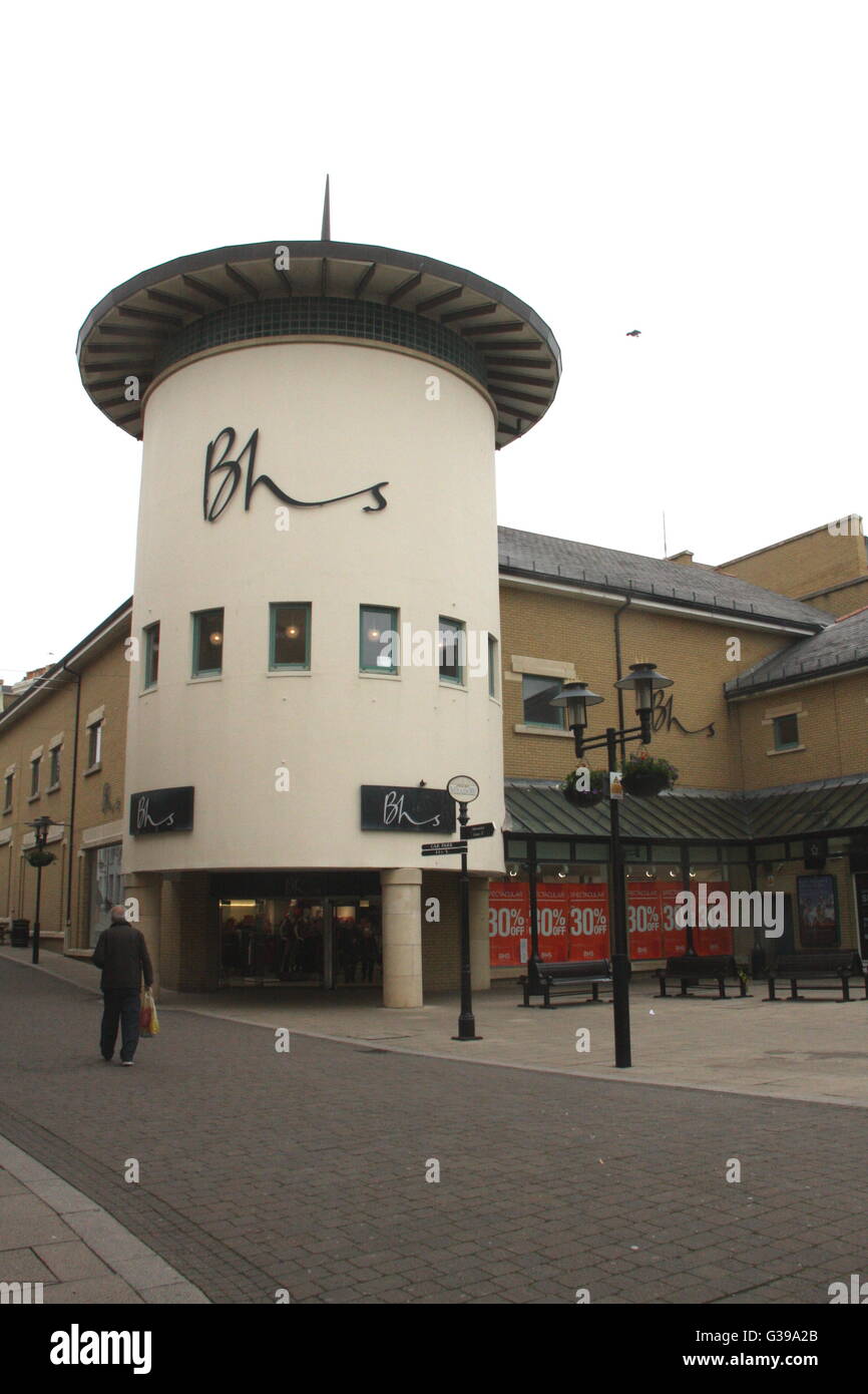 BRITISH HOME STORES SHOP IN HASTINGS,EAST SUSSEX Stock Photo