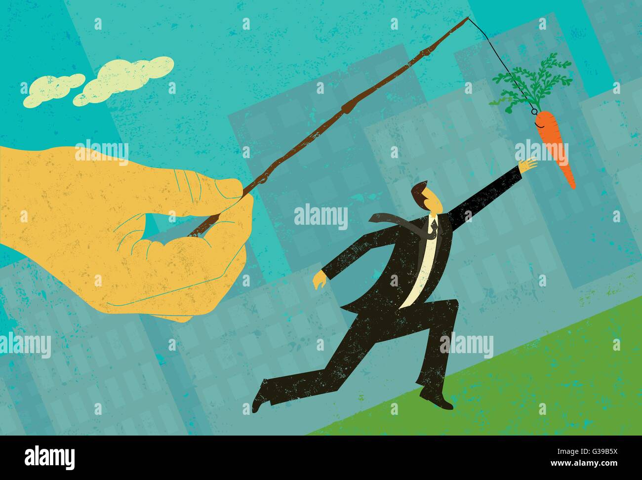 Carrot and stick business hires stock photography and images Alamy