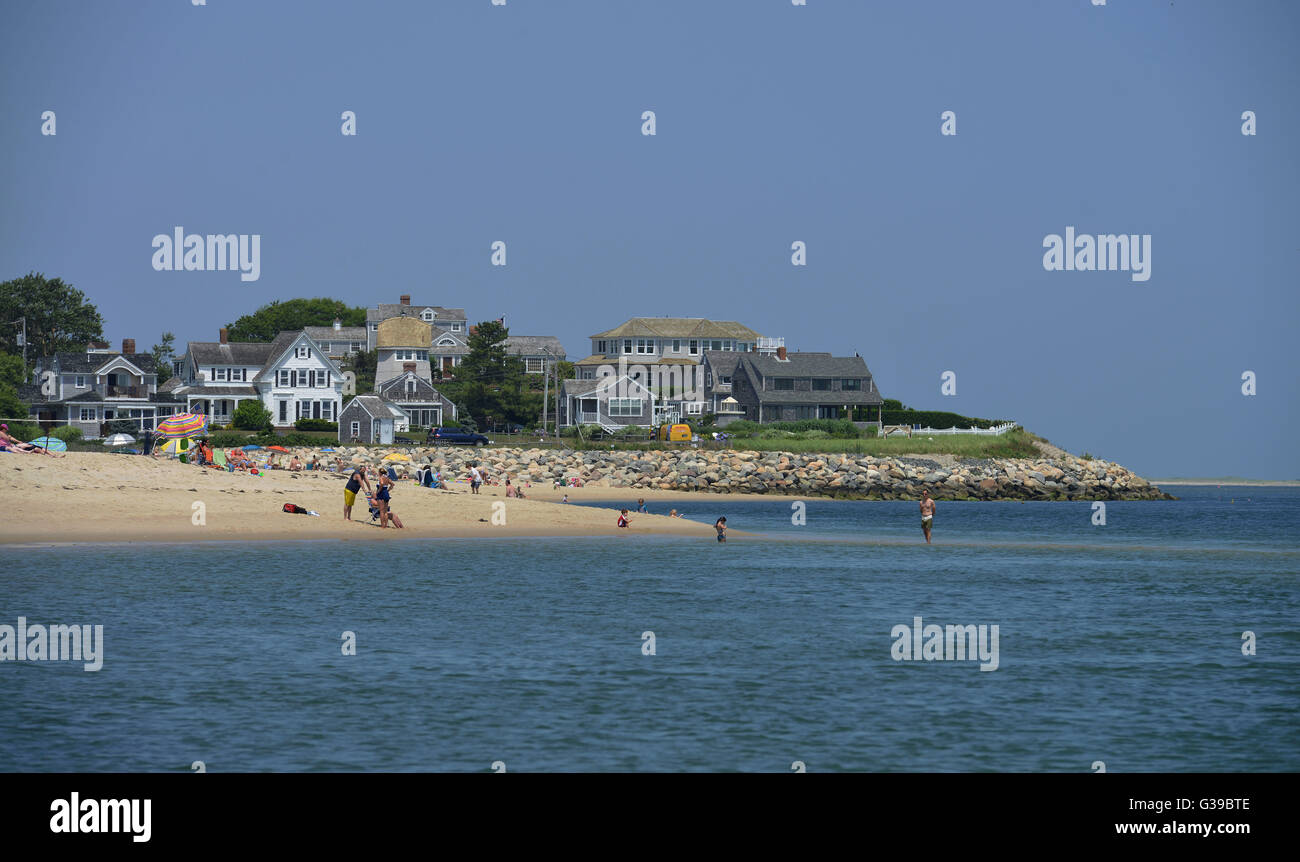 Lighthouse beach, Chatham, Cape Cod, Massachusetts, USA Stock Photo