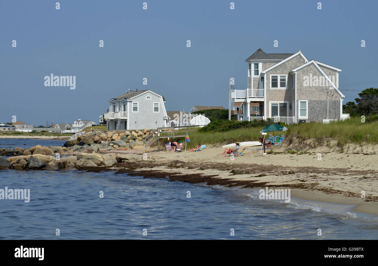 Houses, Dennis Port, Cape Cod, Massachusetts, USA Stock Photo Alamy