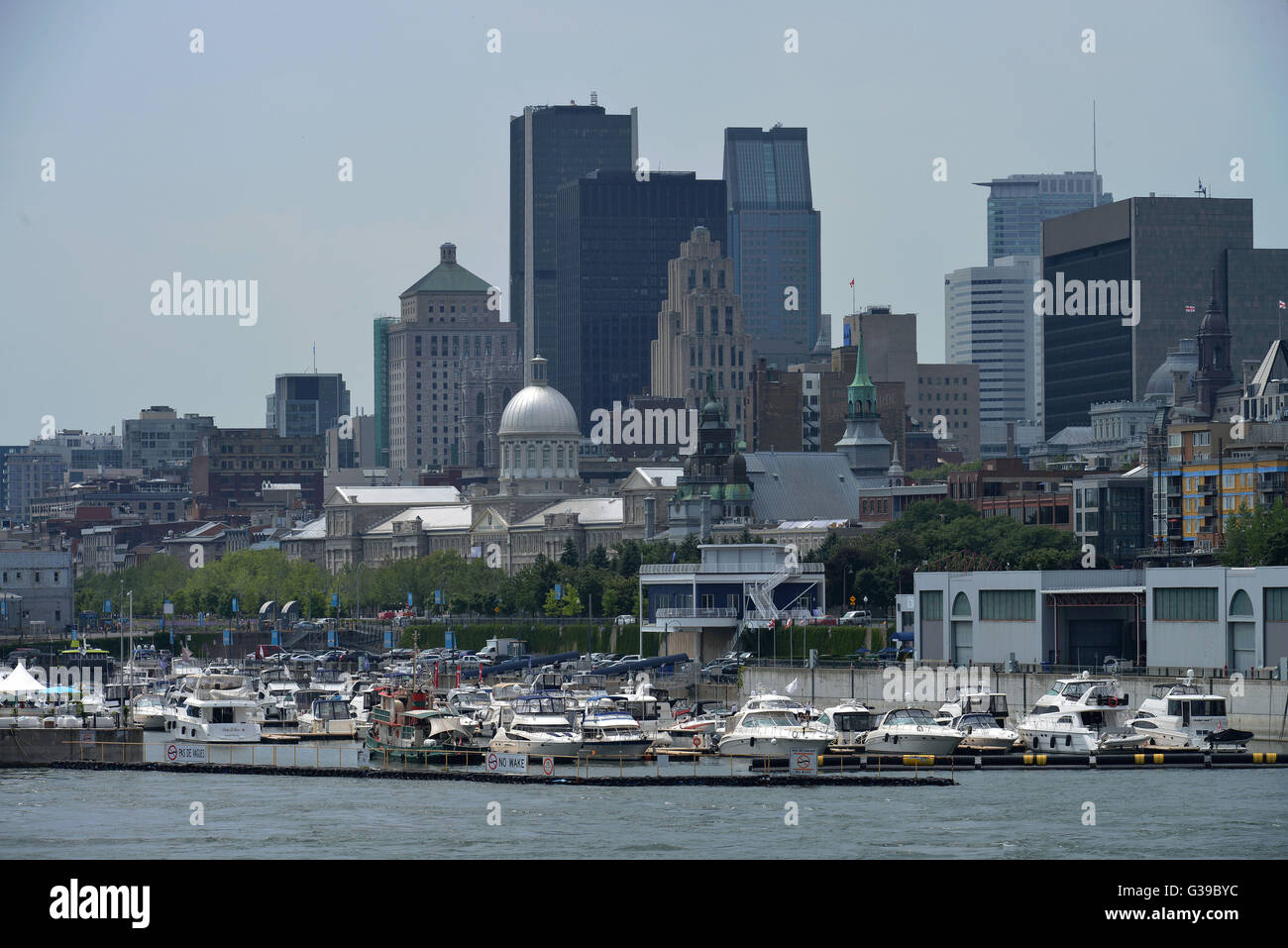 Old harbour, Montreal, Quebec, Canada Stock Photo