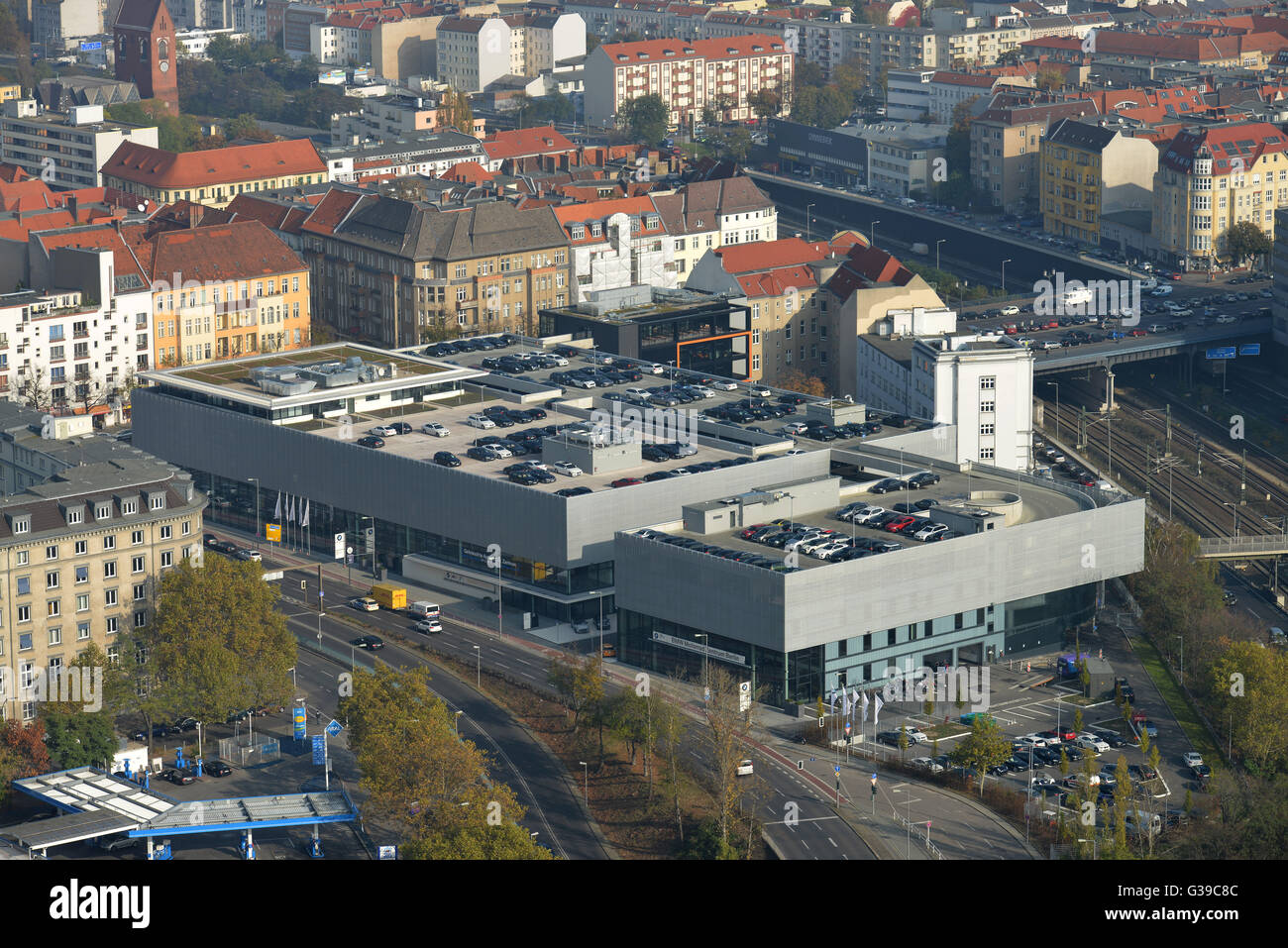 BMW Niederlassung, Kaiserdamm, Charlottenburg, Berlin, Deutschland Stock Photo
