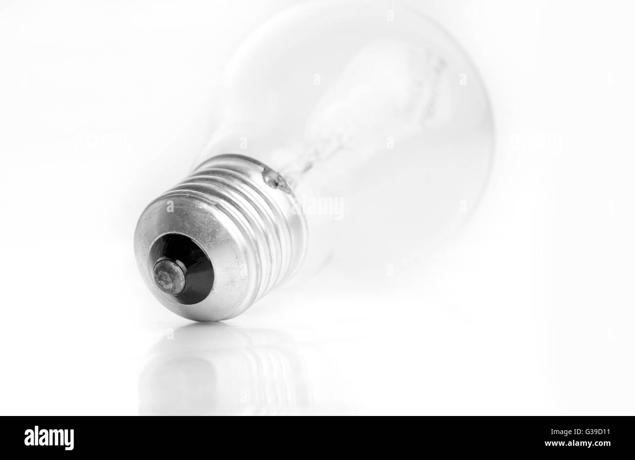 Tungsten bulb fuse isoated on white Stock Photo Alamy