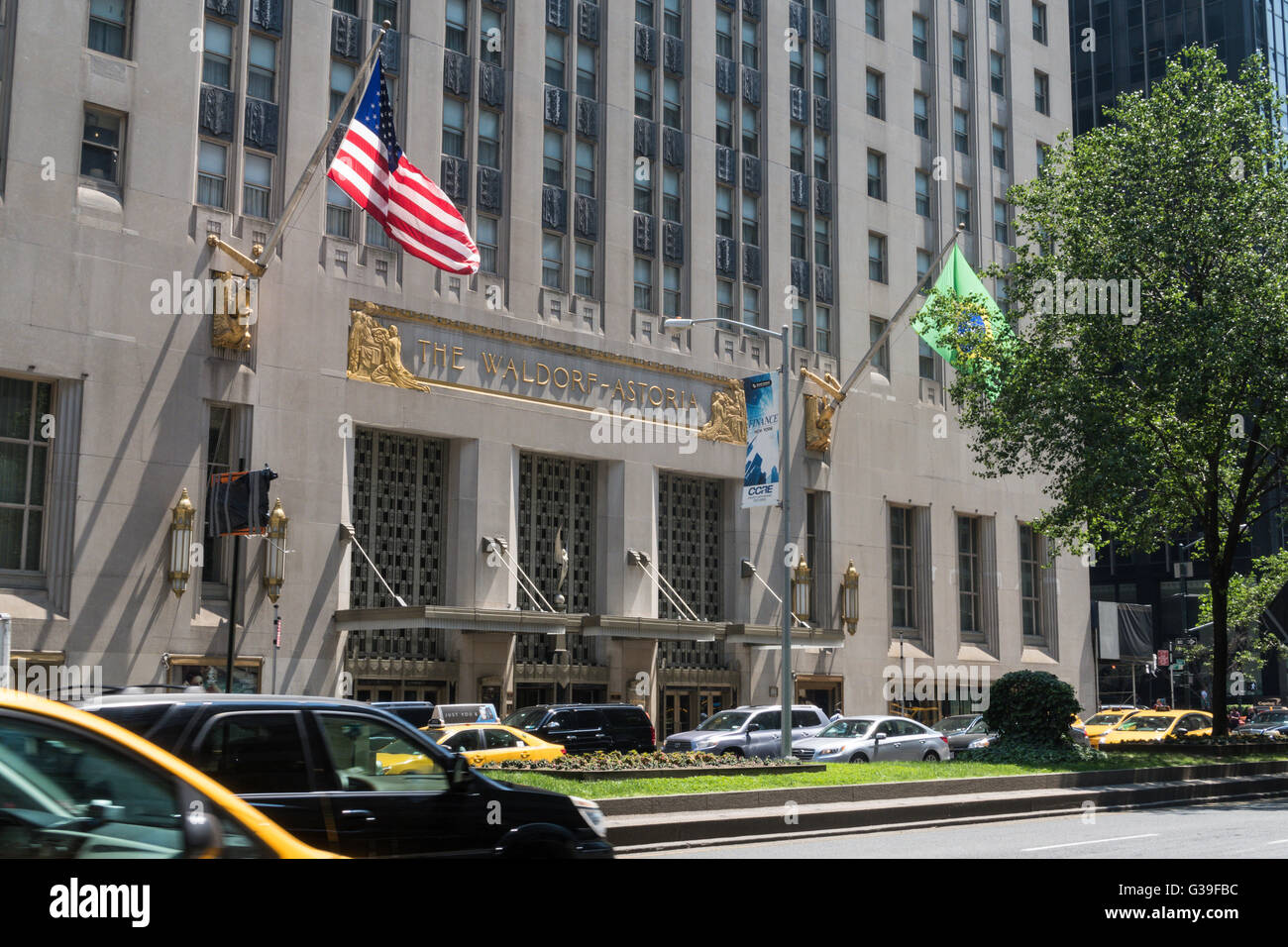 Waldorf-Astoria Hotel, NYC Stock Photo