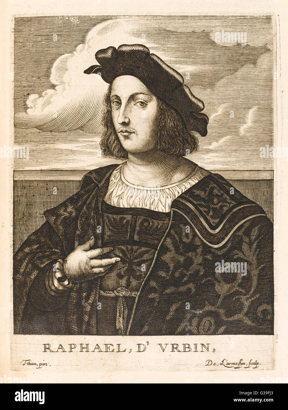 RAFFAELLO SANZIO Italian artist Date: 1483 - 1520 - Stock Image
