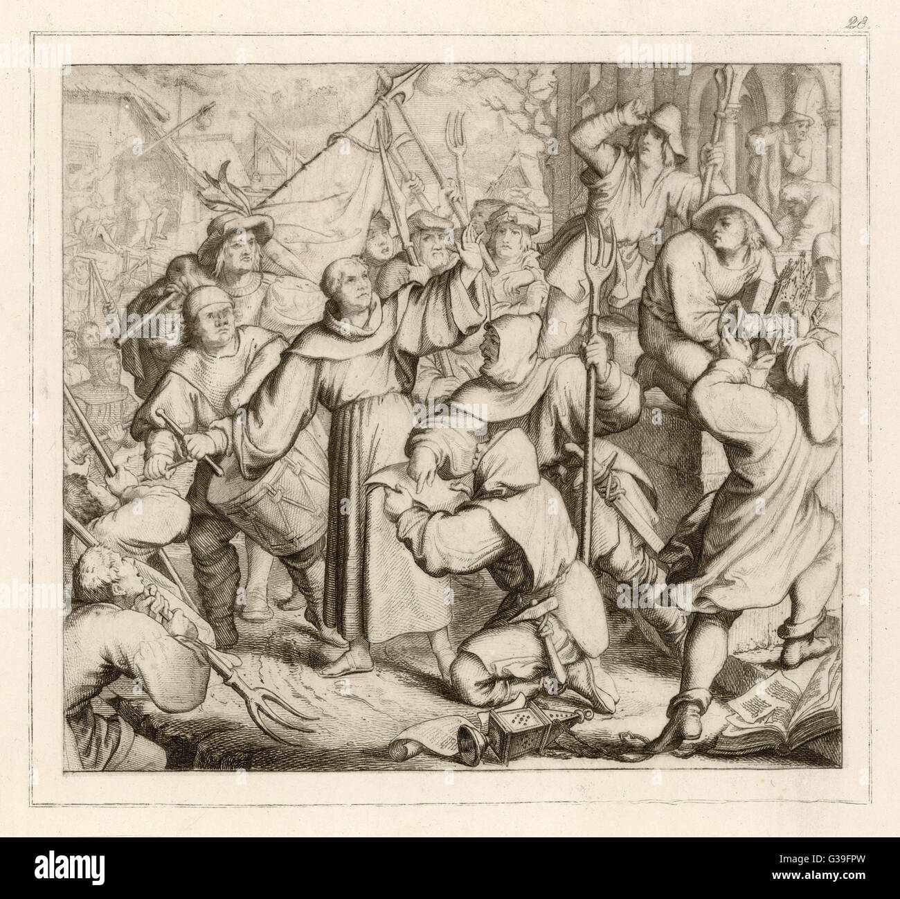 Martin Luther, at Seeburg, condemns Peasants who think that his