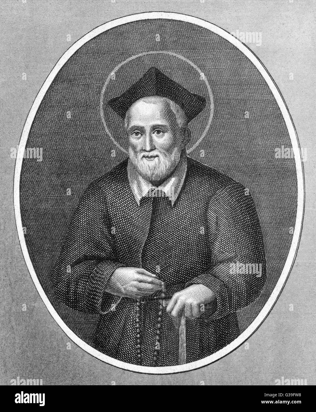 ST FILIPPO NERI (Philip Neri) Italian saint, ecstatic  and visionary       Date: 1515 - 1595 Stock Photo