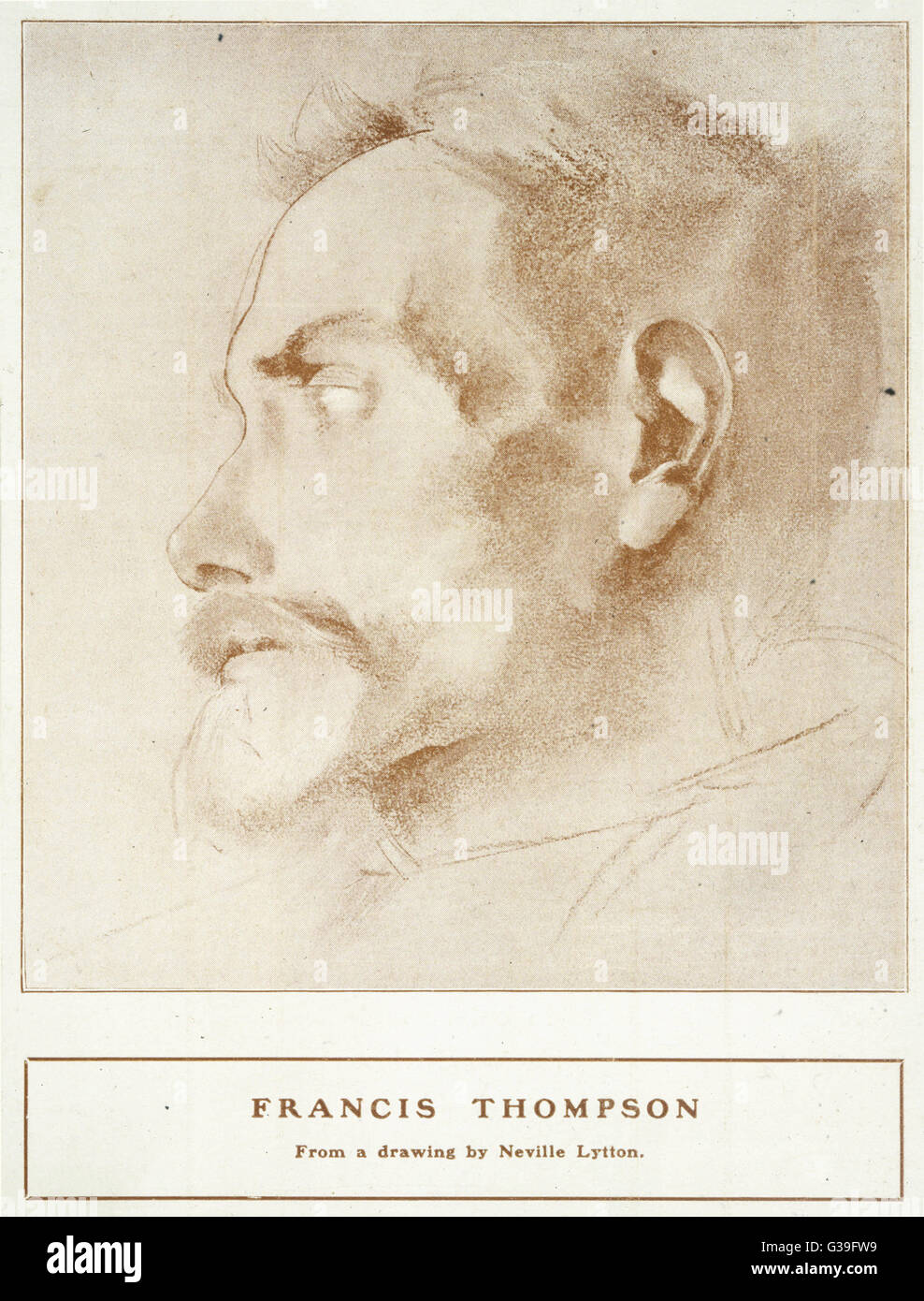 Francis Thompson (Lytton) Stock Photo