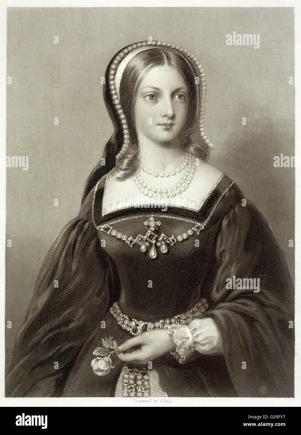 LADY JANE GREY Wife to Lord Guildford Dudley,  proclaimed Queen of England,  and beheaded on Tower Hill in London at the age of 18      Date: 1537 - 1554 Stock Photo