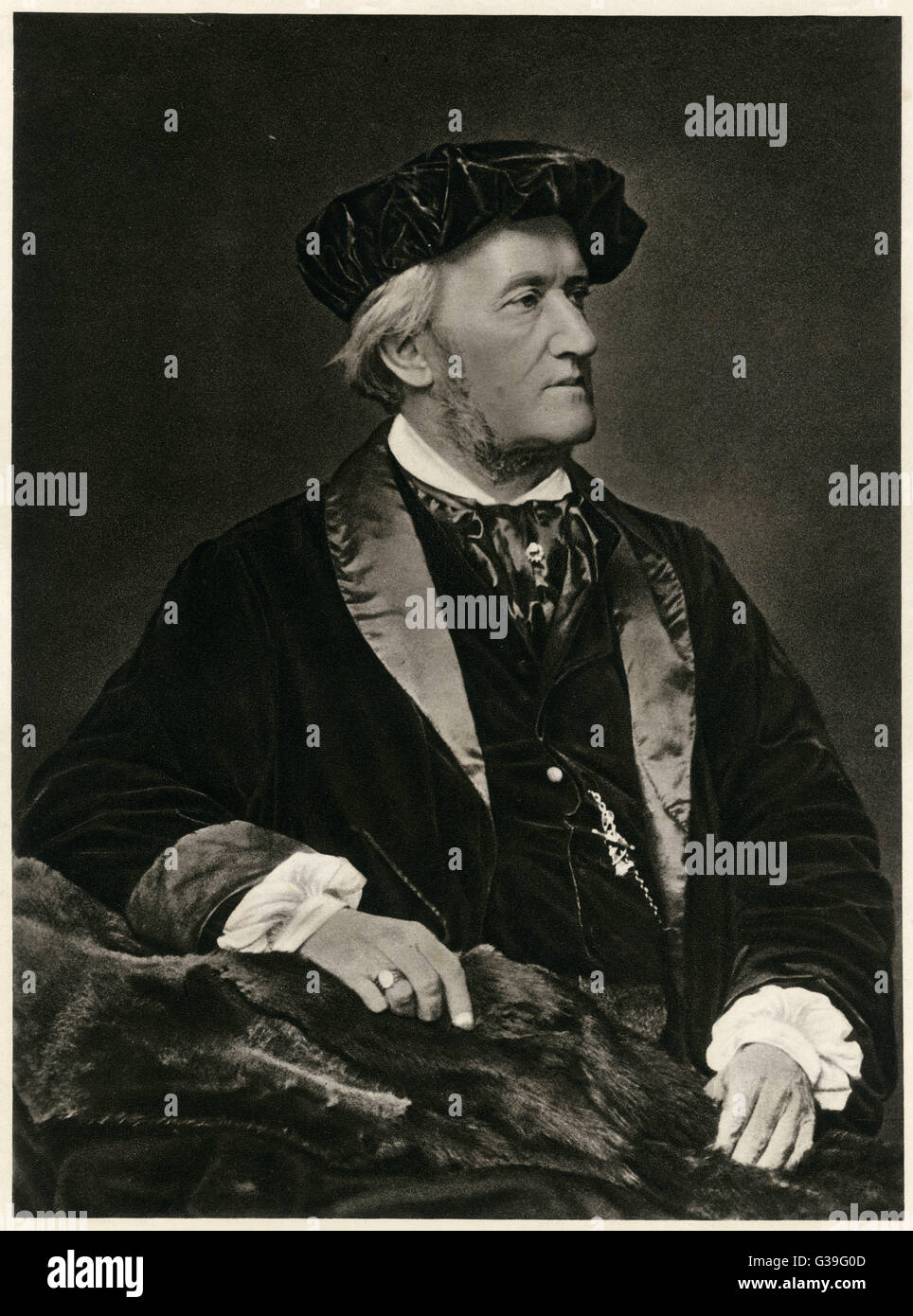 Richard Wagner Stock Photo