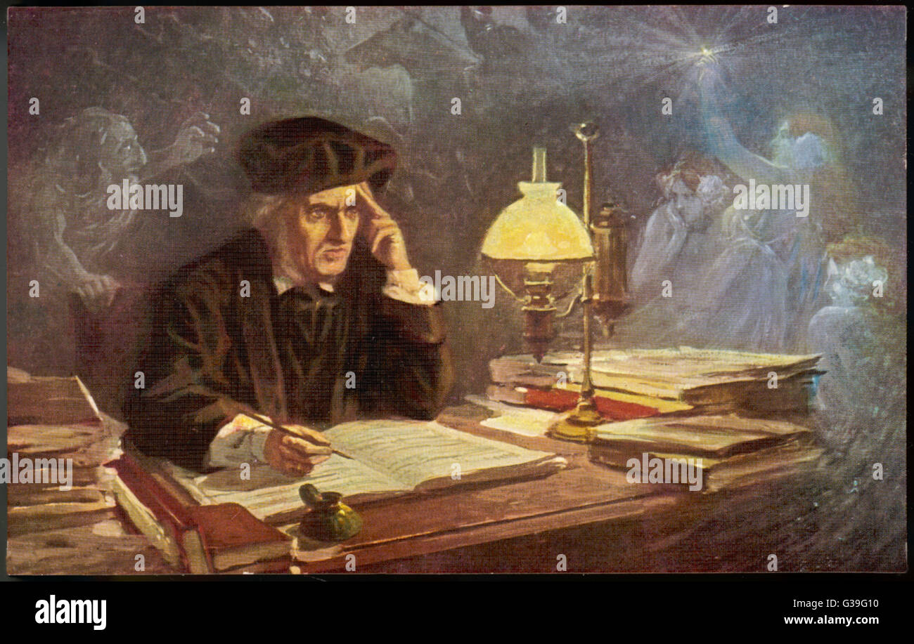 RICHARD WAGNER  Composing his opera cycle, the  Ring of the Nibelungen       Date: 1813 - 1883 Stock Photo