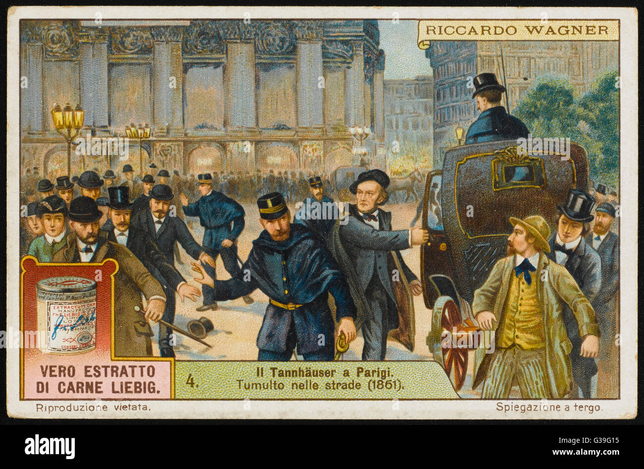WAGNER/LIEBIG/4/1861 Stock Photo