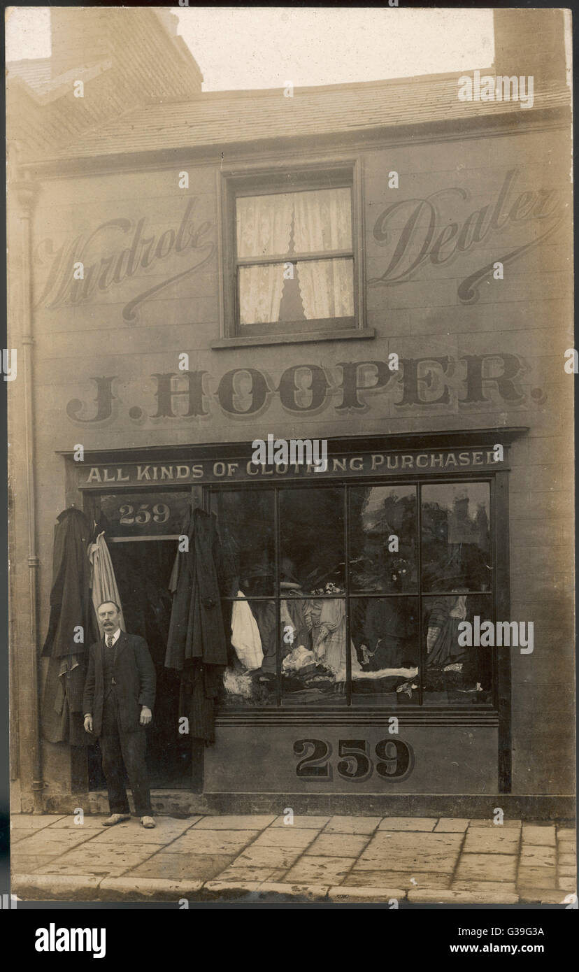 OLD CLOTHES SHOP/PHOTO Stock Photo Alamy