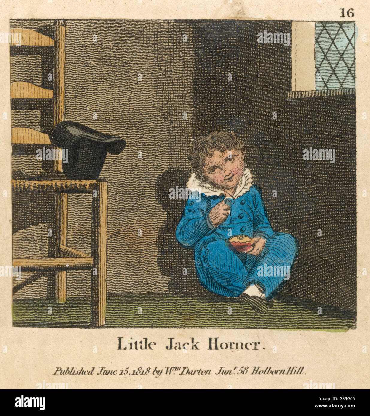 Little Jack Horner Sat in a corner Eating a Christmas pie; He put in