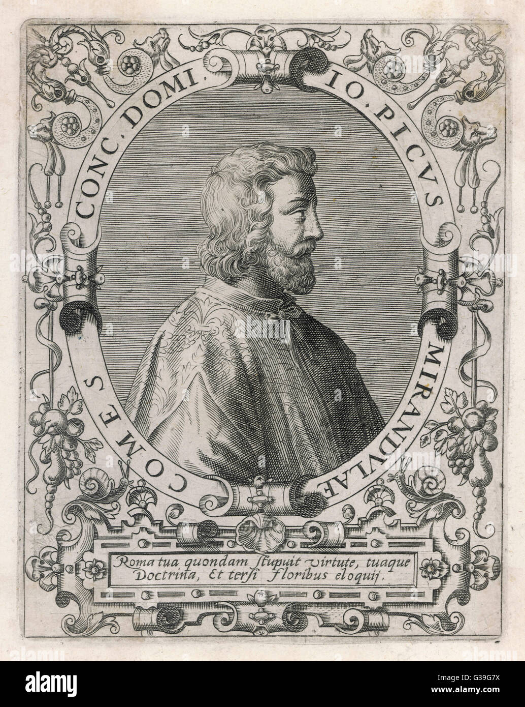 PICO DELLA MIRANDOLA Italian humanist and leading scholar of Italian