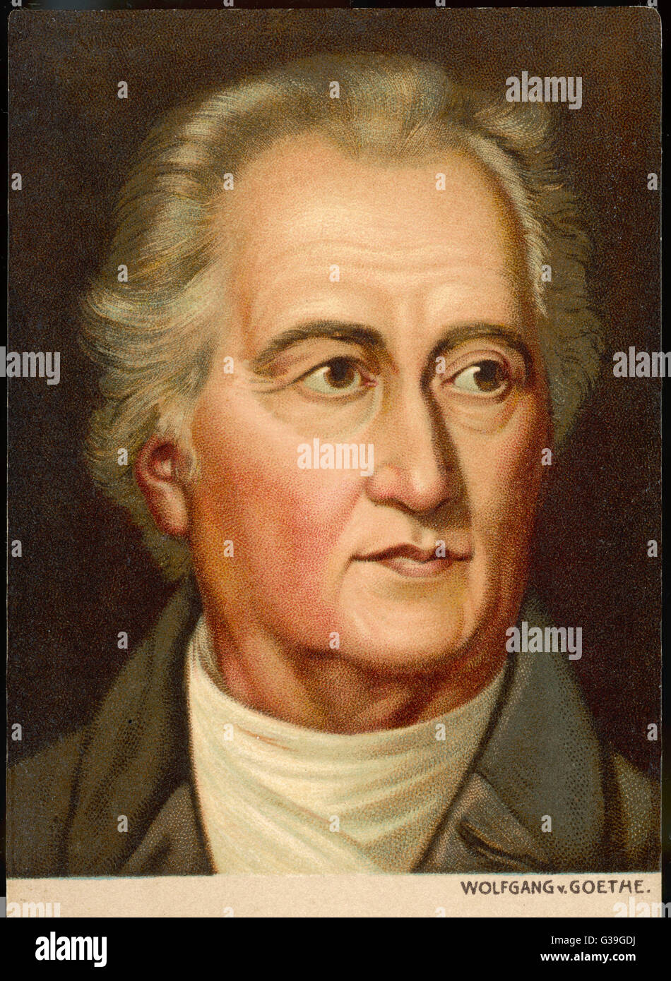 JOHANN WOLFGANG VON GOETHE Stock Photo Alamy