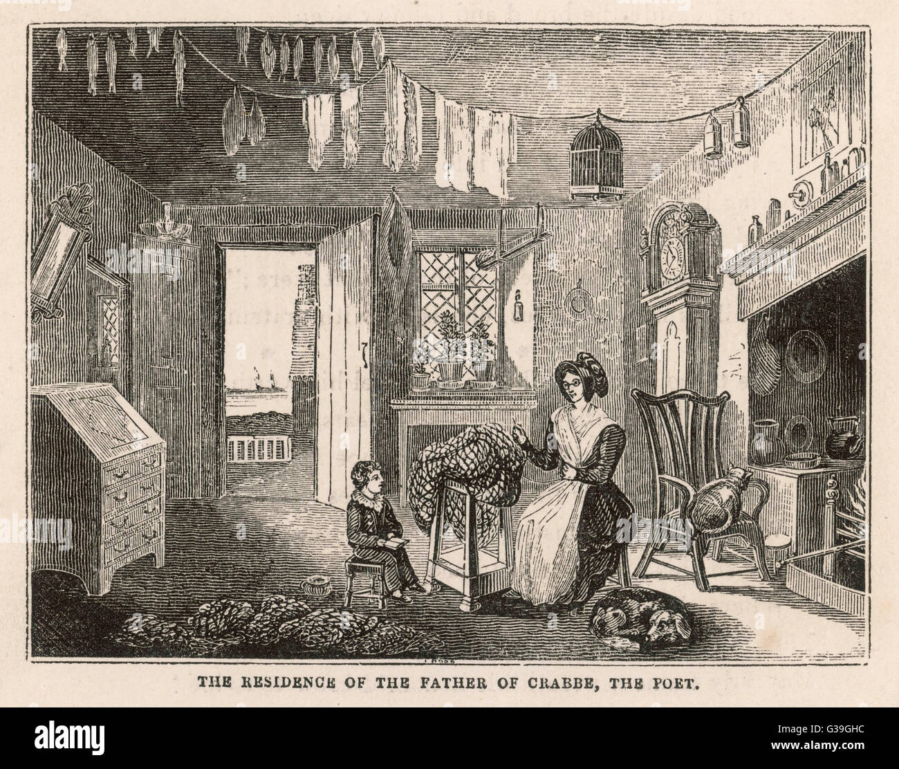 Early 19th Century Interior High Resolution Stock Photography and