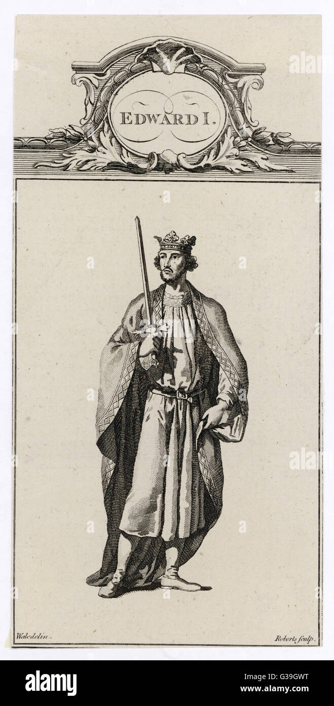 KING EDWARD I Of the House of eldest son of Henry III and