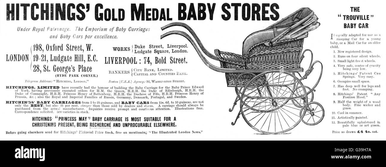 george wooden pram