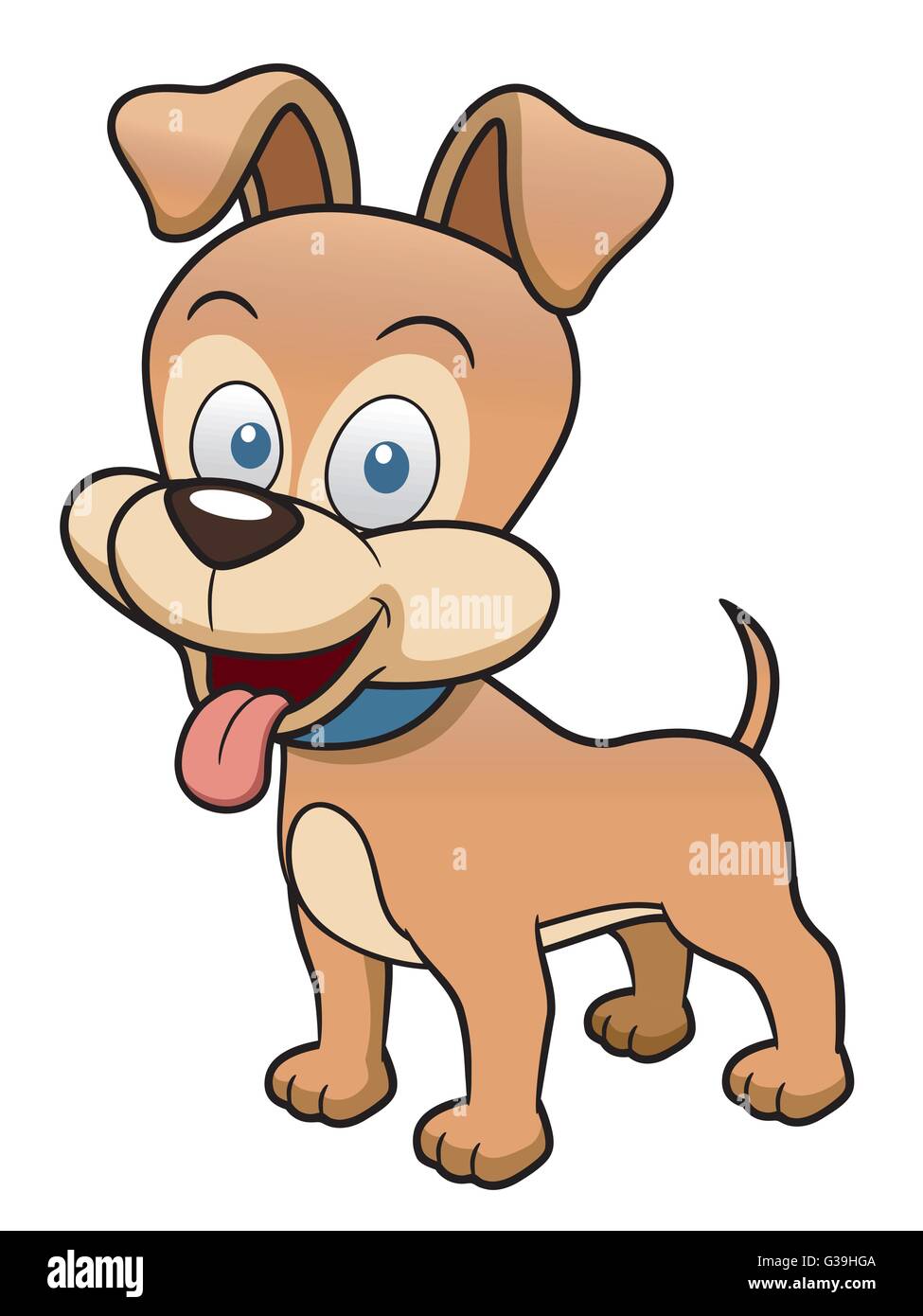 Vector illustration of Cartoon Dog Stock Vector Image & Art - Alamy