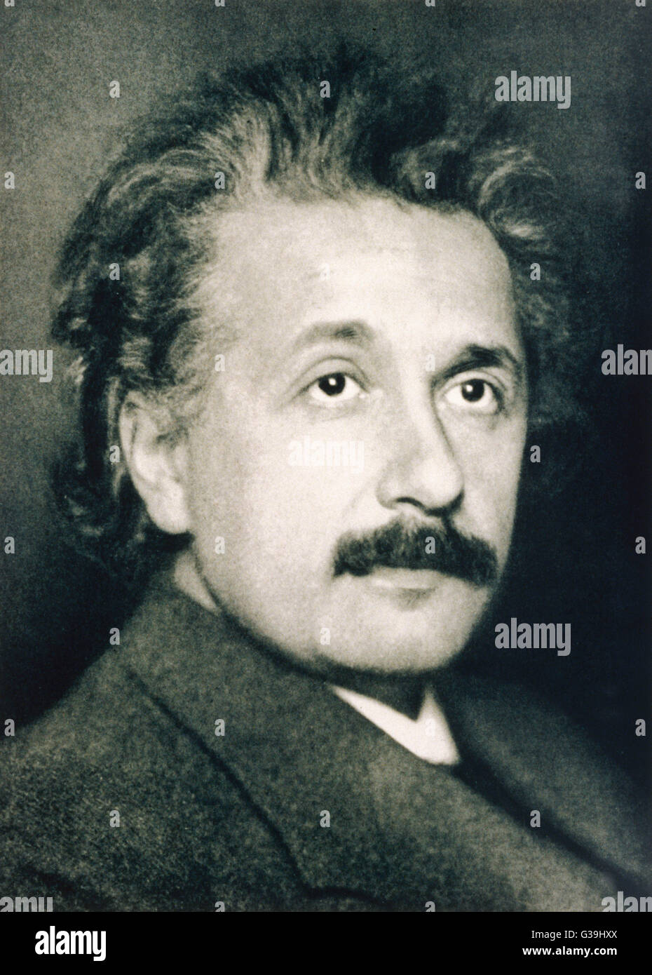 ALBERT EINSTEIN  German physicist  in 1921       Date: 1879 - 1955 Stock Photo