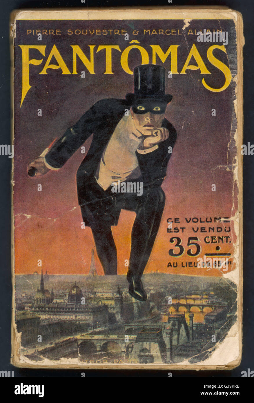 'FANTOMAS' (Pierre Souvestre & Marcel Allain) cover of the first