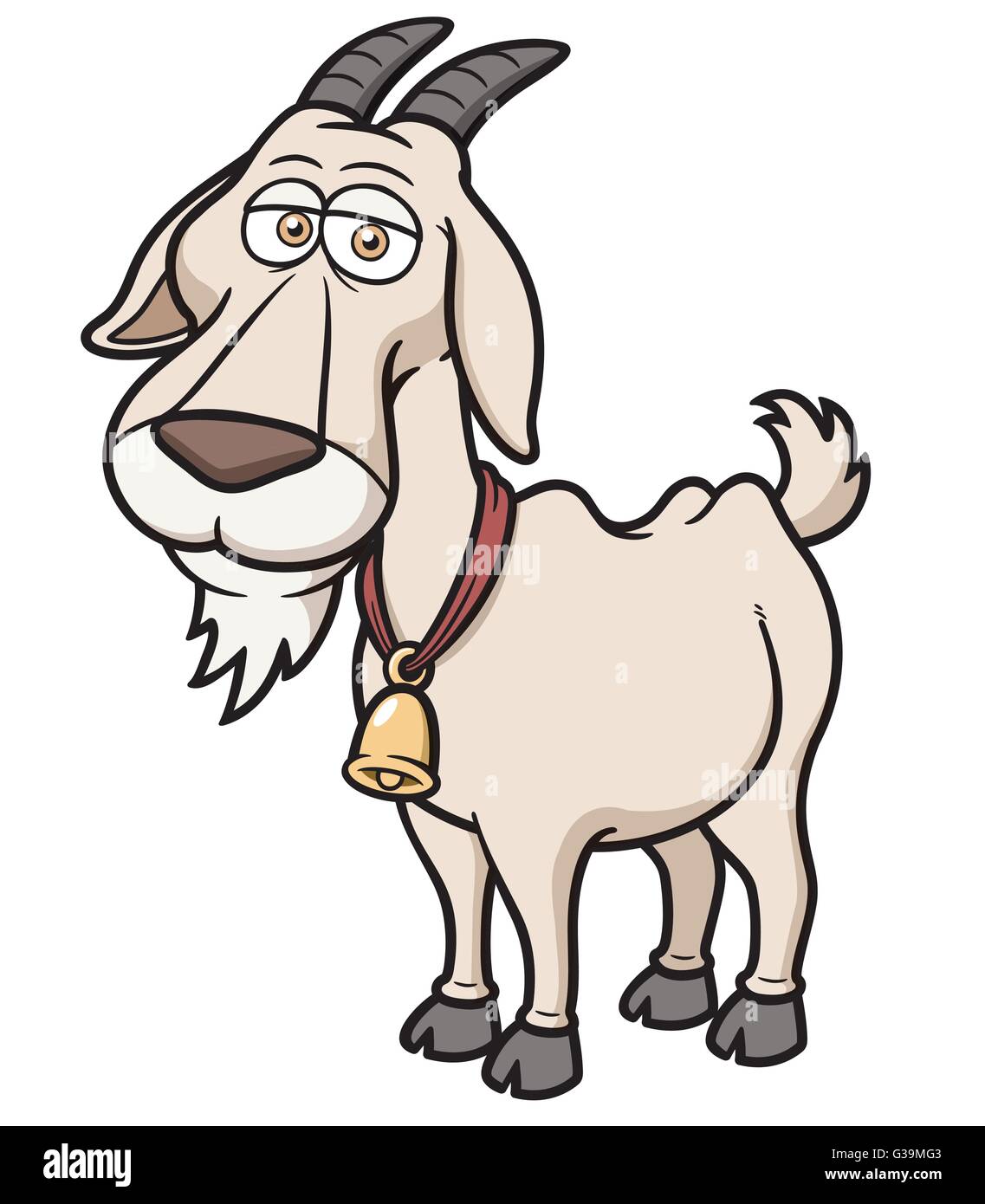 Goat cartoon hi-res stock photography and images - Alamy