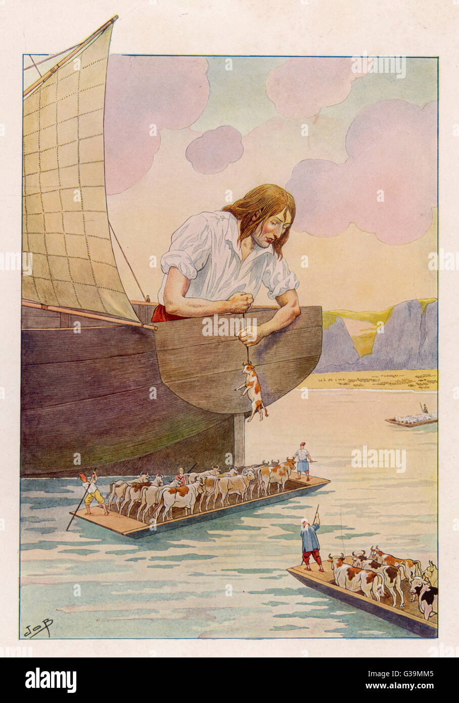 GULLIVER IN LILLIPUT Stock Photo Alamy