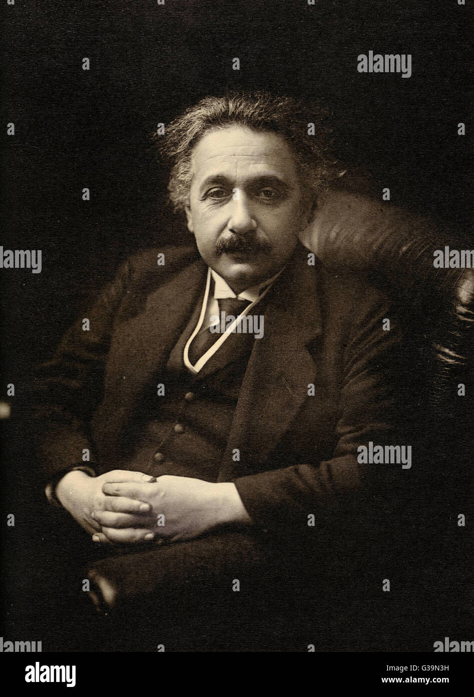 ALBERT EINSTEIN  scientist        Date: 1879 - 1955 Stock Photo