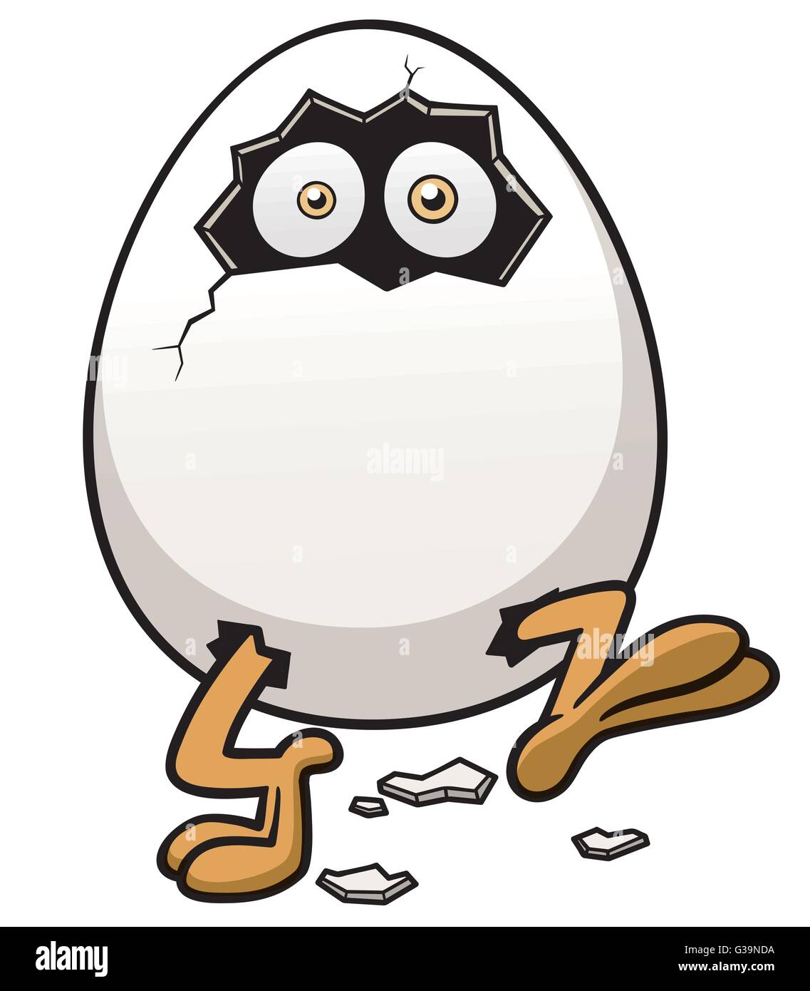 Egg and chicken foot Stock Vector Images Alamy