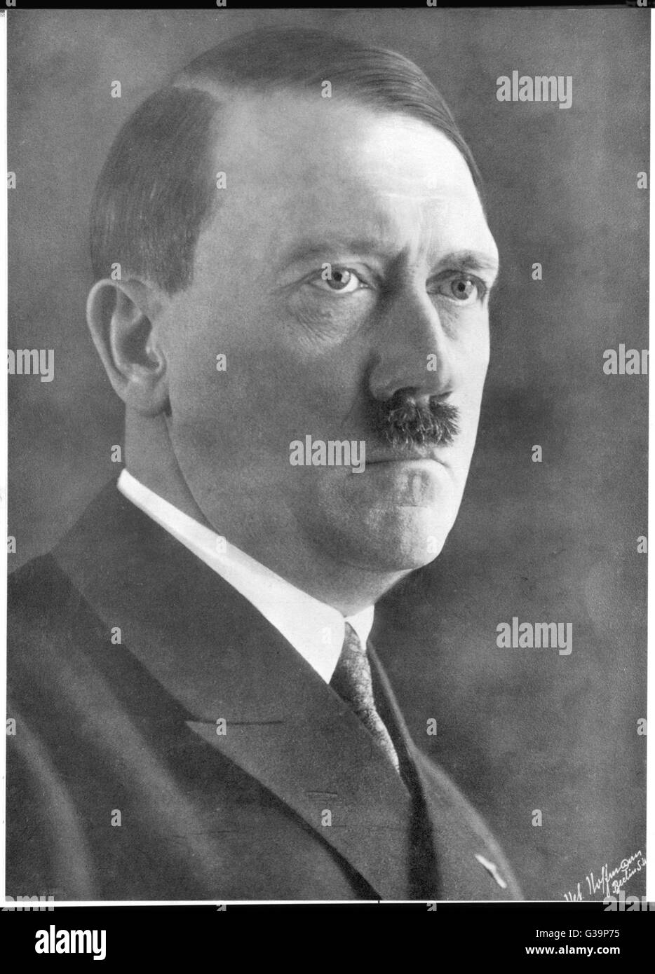 German politician and leader, ADOLF HITLER (1889-1945) .          Date: 1939 Stock Photo