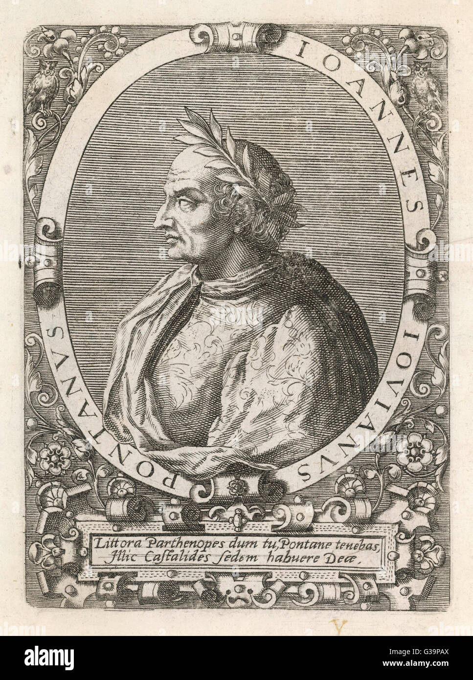 GIOVANNI PONTANO Italian humanist, poet and statesman Date 1426 1503